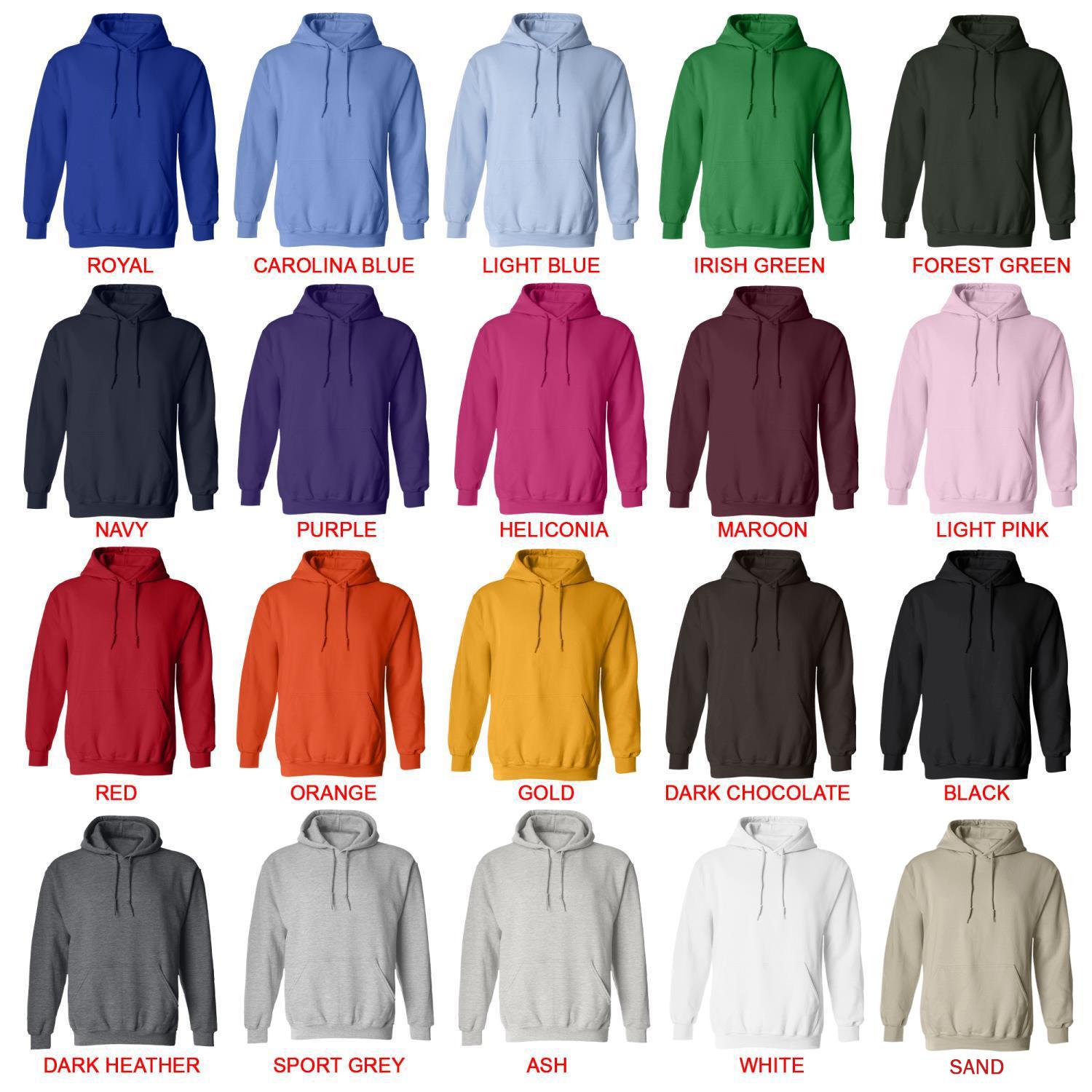 hoodie color chart - Firefighter Gifts UK