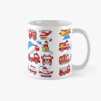 Firetrucks Fire Engines Firefighter Kids Mug